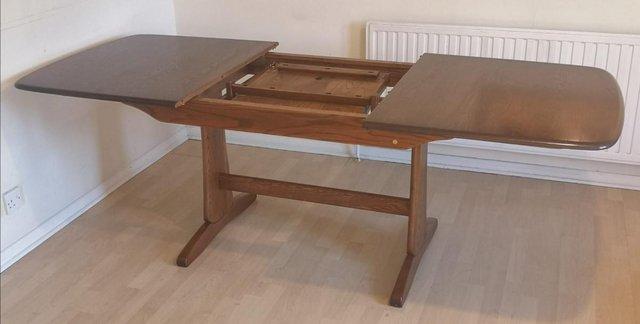 Large Ercol Extending Dining Table, Solod Wood in Turnford, Hertfordshire