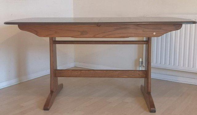 Large Ercol Extending Dining Table, Solod Wood in Turnford, Hertfordshire