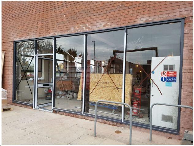 Giant Shop Front Shutter - manufacturer of shopfront aluminium in Hackney, London